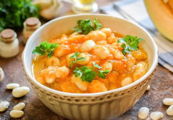 Pumpkin Puree with Beans