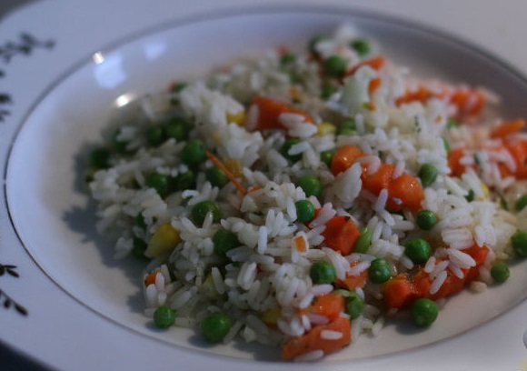 Rice with Vegetables in Turkish