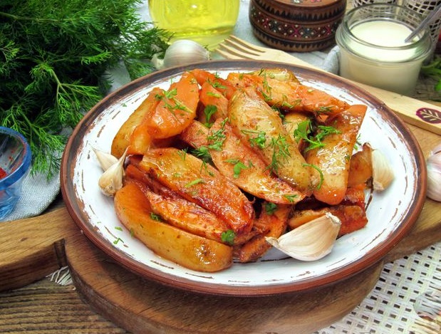 Rustic Potatoes in the Microwave