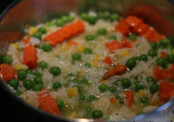 Rice with Vegetables in Turkish step 4