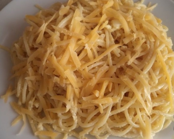 Spaghetti with Cheese and Eggs step 14