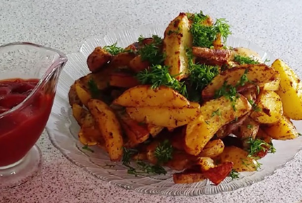 Rustic Potatoes in the Oven step 5