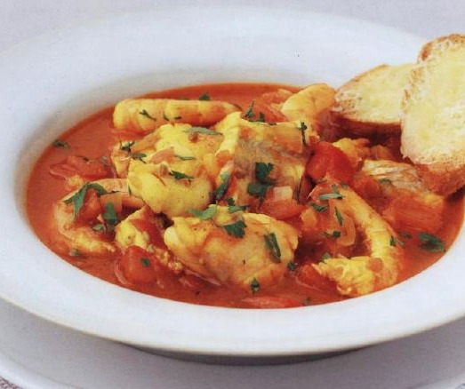 Sea Fish with Tomatoes