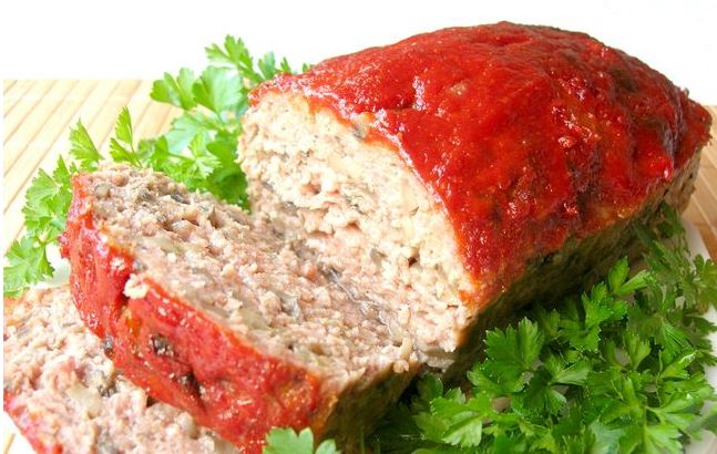 Meat Bread with Mushrooms