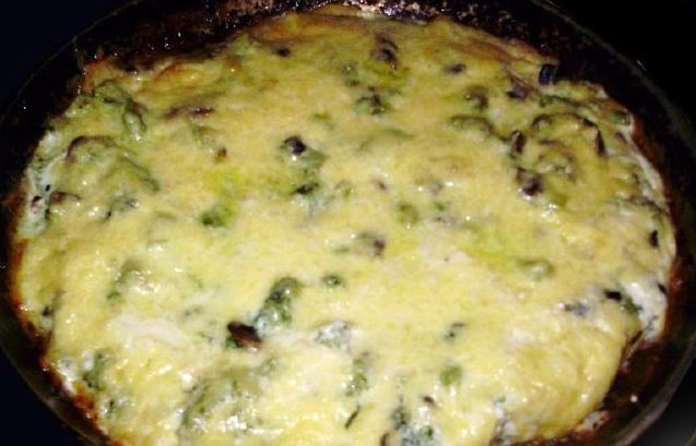 Mushroom Casserole with Broccoli