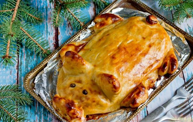 Potato Casserole “Piglet” with Meat