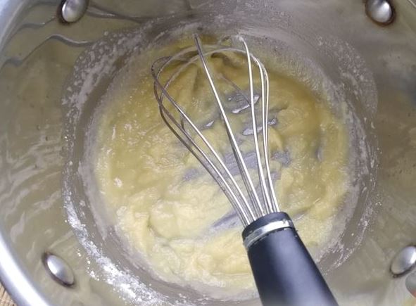 Potato Casserole with Ham, Cheese and Béchamel Sauce step 1
