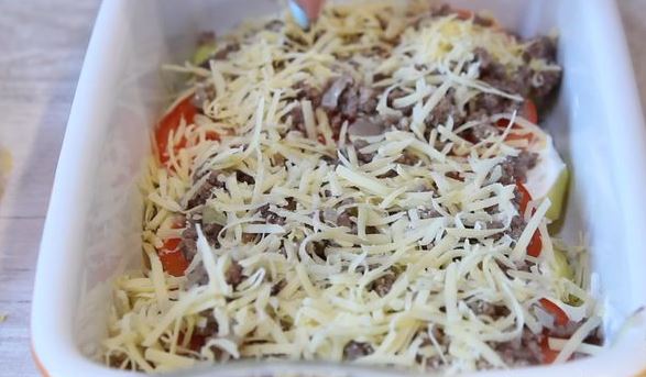 Potato Casserole with Minced Meat and Tomatoes step 11