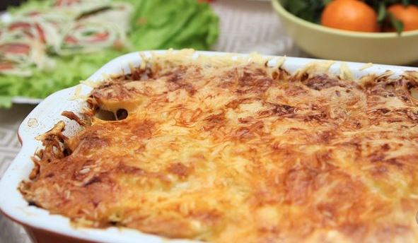 Potato Casserole with Minced Meat and Tomatoes step 13