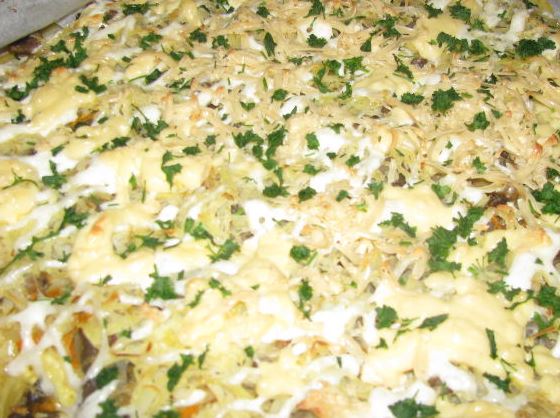 Potato Casserole with Mushrooms