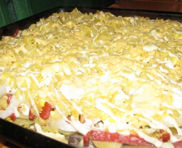 Potato Casserole with Sausage