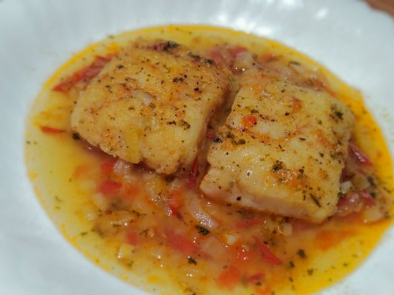 Stewed Fish with Tomatoes