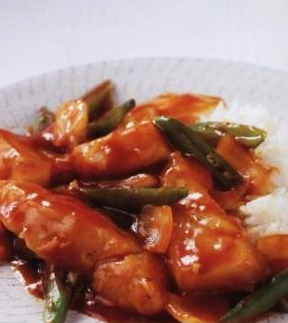 Fish in Sweet and Sour Sauce with Ginger