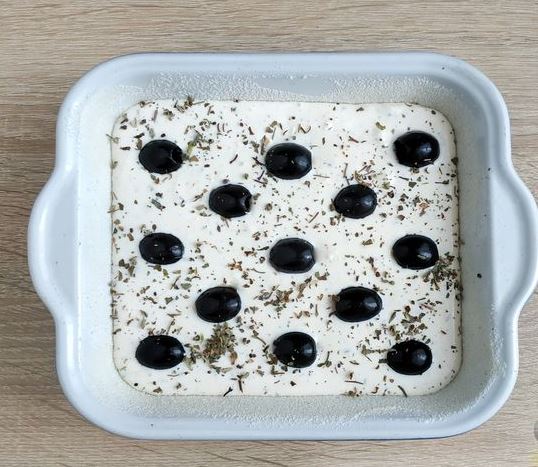 Unsweetened Cottage Cheese Casserole without Flour, with Olives and Cheese step 9
