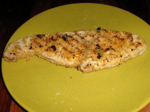 Fish, Breaded, Grilled