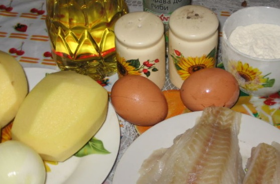 Potato and Fish Pancakes step 1