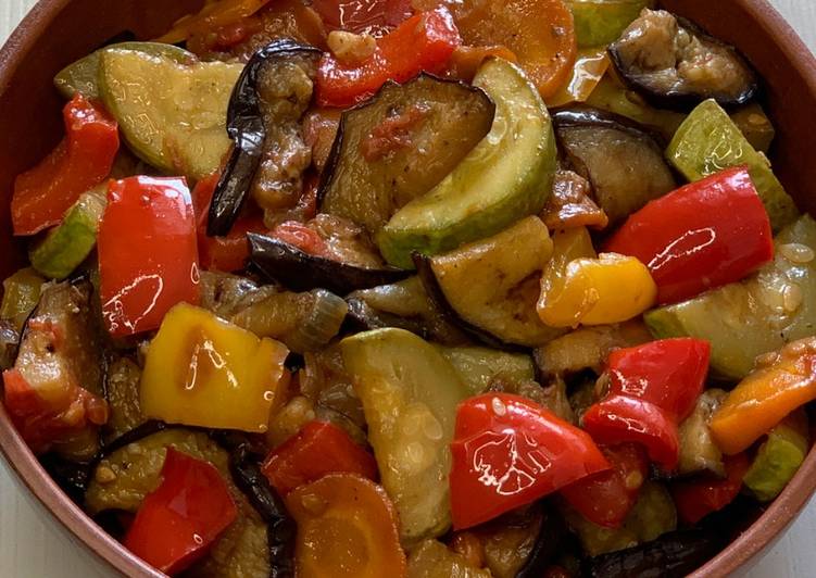 Saute of Zucchini and Bell Pepper