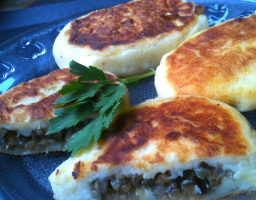 Potato Zrazy with Eggplant