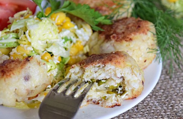 Fish Zrazy with Cheese and Egg