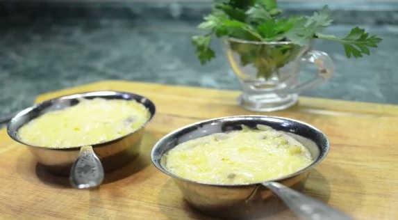 Julienne with Mushrooms