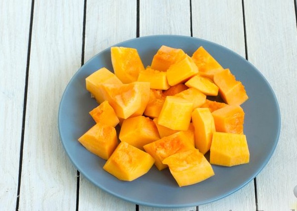 Pumpkin Cream Soup with Mushrooms and Bell Pepper step 2