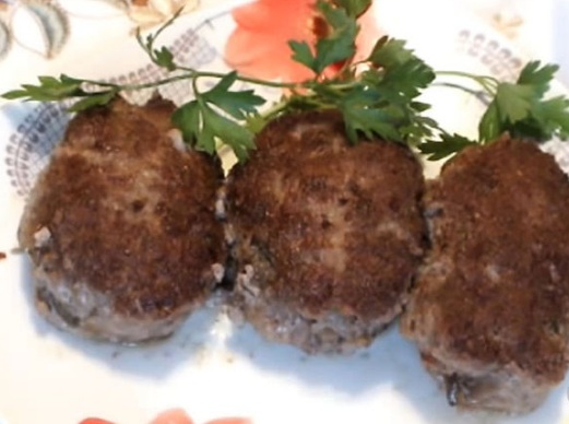 Meat Zrazy with Mushrooms