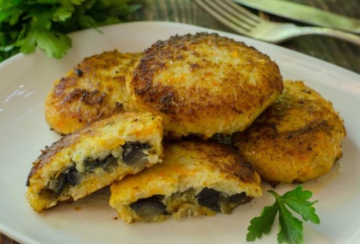 Fish Zrazy with Eggplant