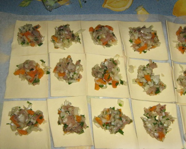 Fake Samsa with Chicken and Pumpkin step 9