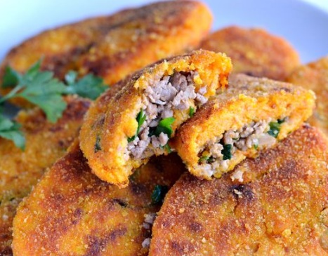 Pumpkin Zrazy with Minced Meat