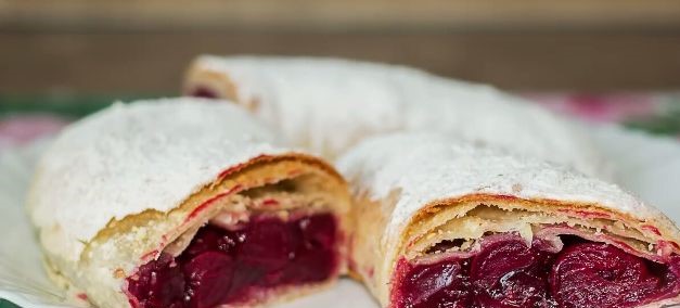 Cherry Strudel step 16