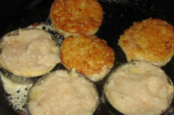 Potato and Fish Pancakes step 2