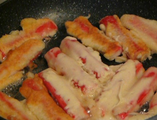 Crab Sticks in Batter step 2
