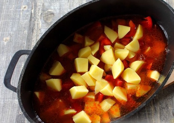 Hungarian Beef Goulash Soup step 9