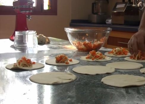 Samsa from Puff Pastry with Pumpkin step 7