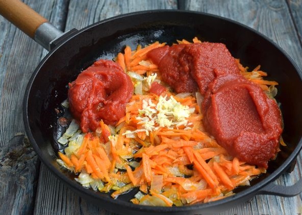 Tomato Soup with Pork and Rice step 11