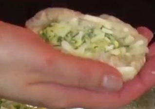Fish Zrazy, or Cutlets Stuffed with Boiled Eggs, Onions and Herbs step 4