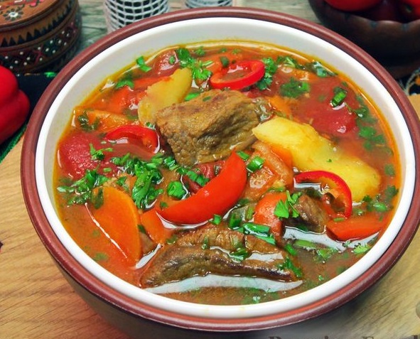 Fried Beef Shurpa