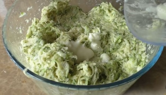 Zucchini and Potato Pancakes, with Meat Filling step 6
