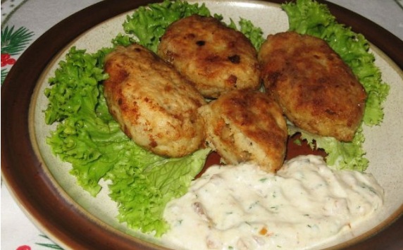 Fish Zrazy with Mushrooms