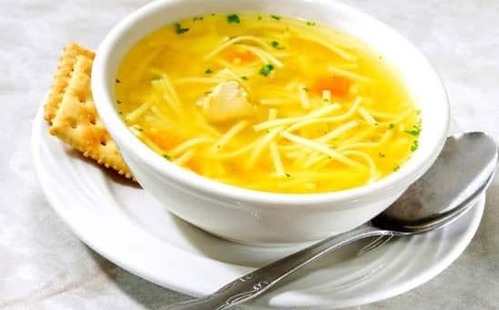 Chicken Noodle Soup with Egg