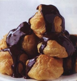 Chocolate-Orange Profiteroles