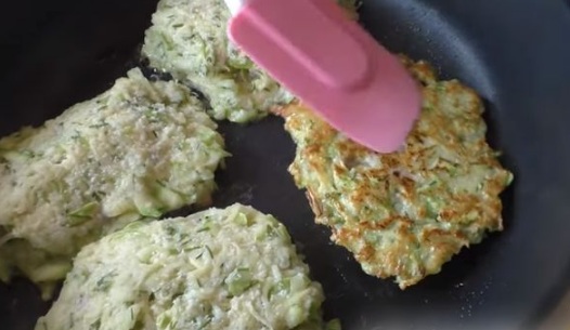 Zucchini and Potato Pancakes, with Meat Filling step 7