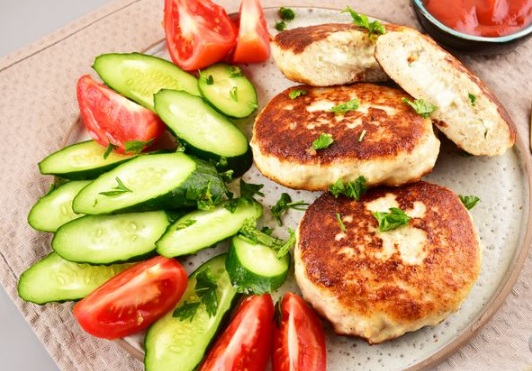 Chicken Zrazy with Adyghe Cheese and Herbs