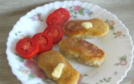 Potato Zrazy from Raw Potatoes with Meat