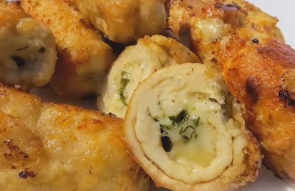 Chicken Rolls with Cheese step 7