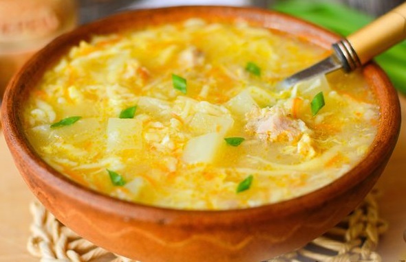 “Zatirukha” Soup with Chicken