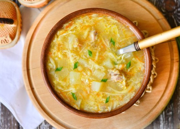 “Zatirukha” Soup with Chicken step 17