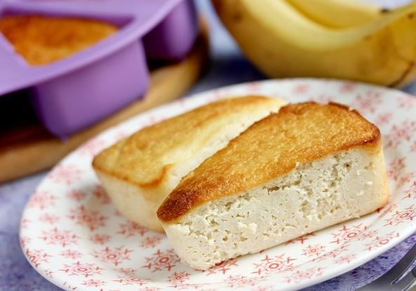 Cottage Cheese Casserole with Banana and Fermented Baked Milk