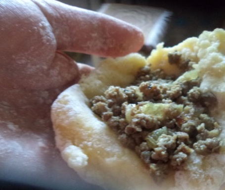 Fried Potato Zrazy with Liver step 8