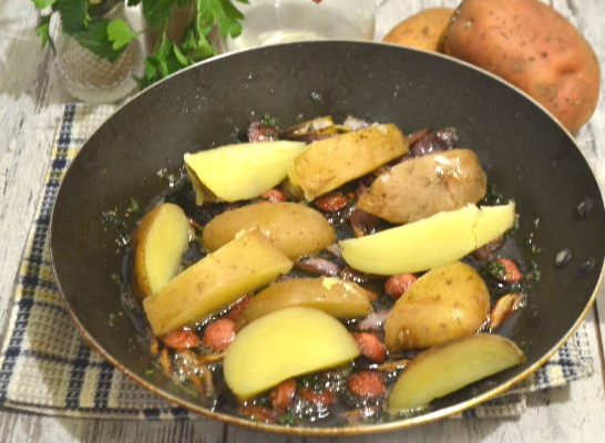 German Potato Salad with Bacon step 8